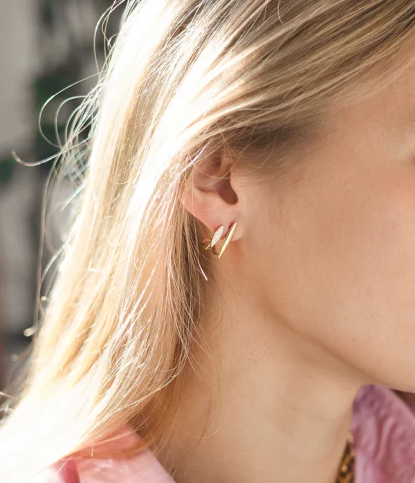 Boucles d'oreilles Zag Lizea