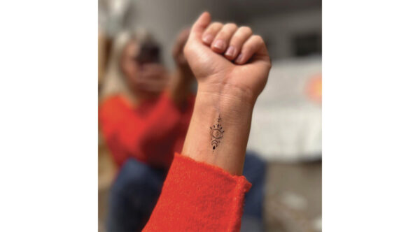 Petit tatouage éphémère
